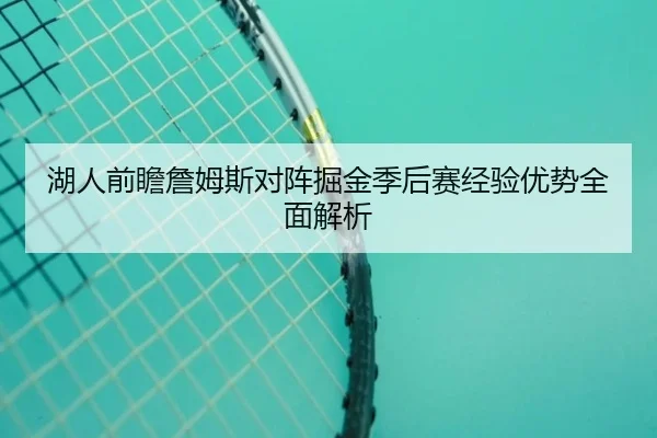 湖人前瞻詹姆斯对阵掘金季后赛经验优势全面解析